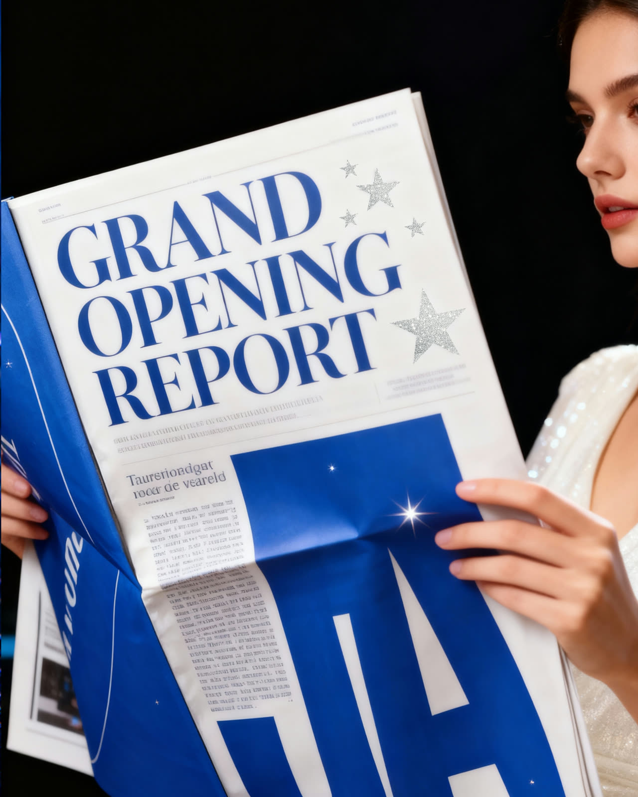 Grand opening report, Instagram post
